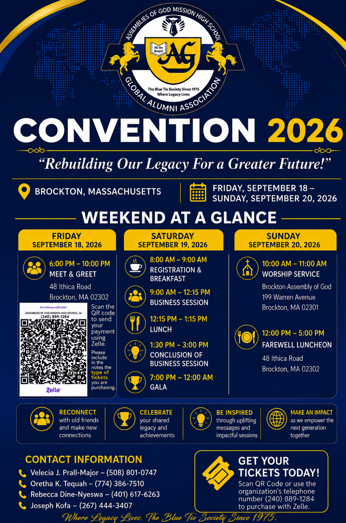 AGM Global Alumni Association Convention 2026 event flyer